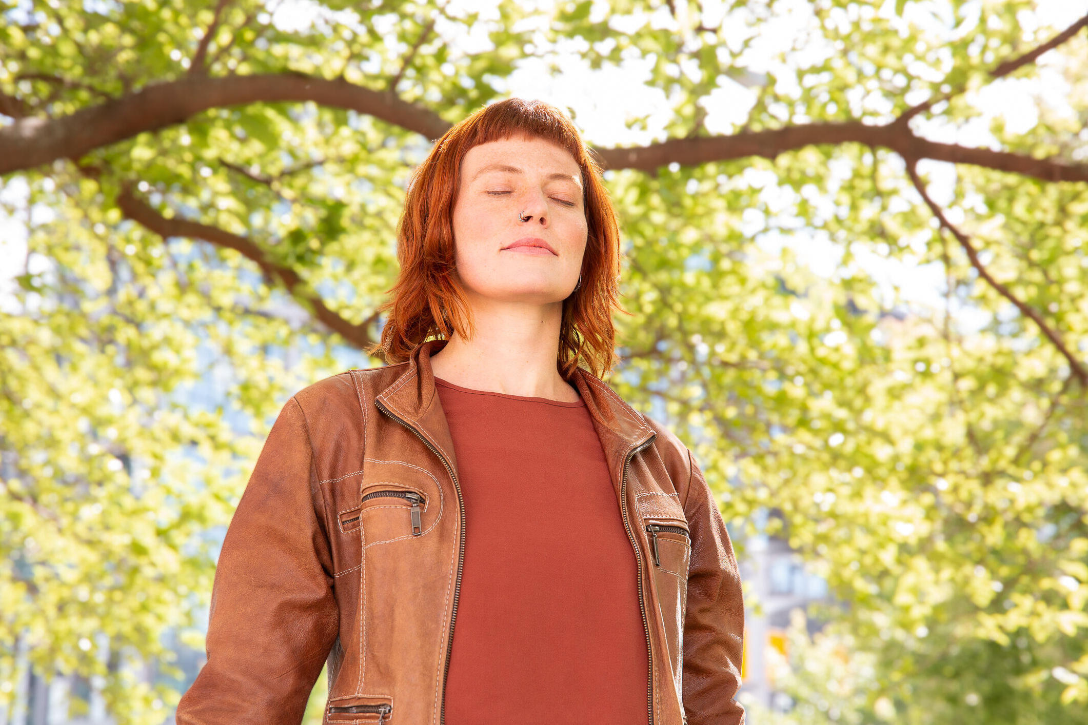 Meditation im Wald zur Gesundheitsförderung