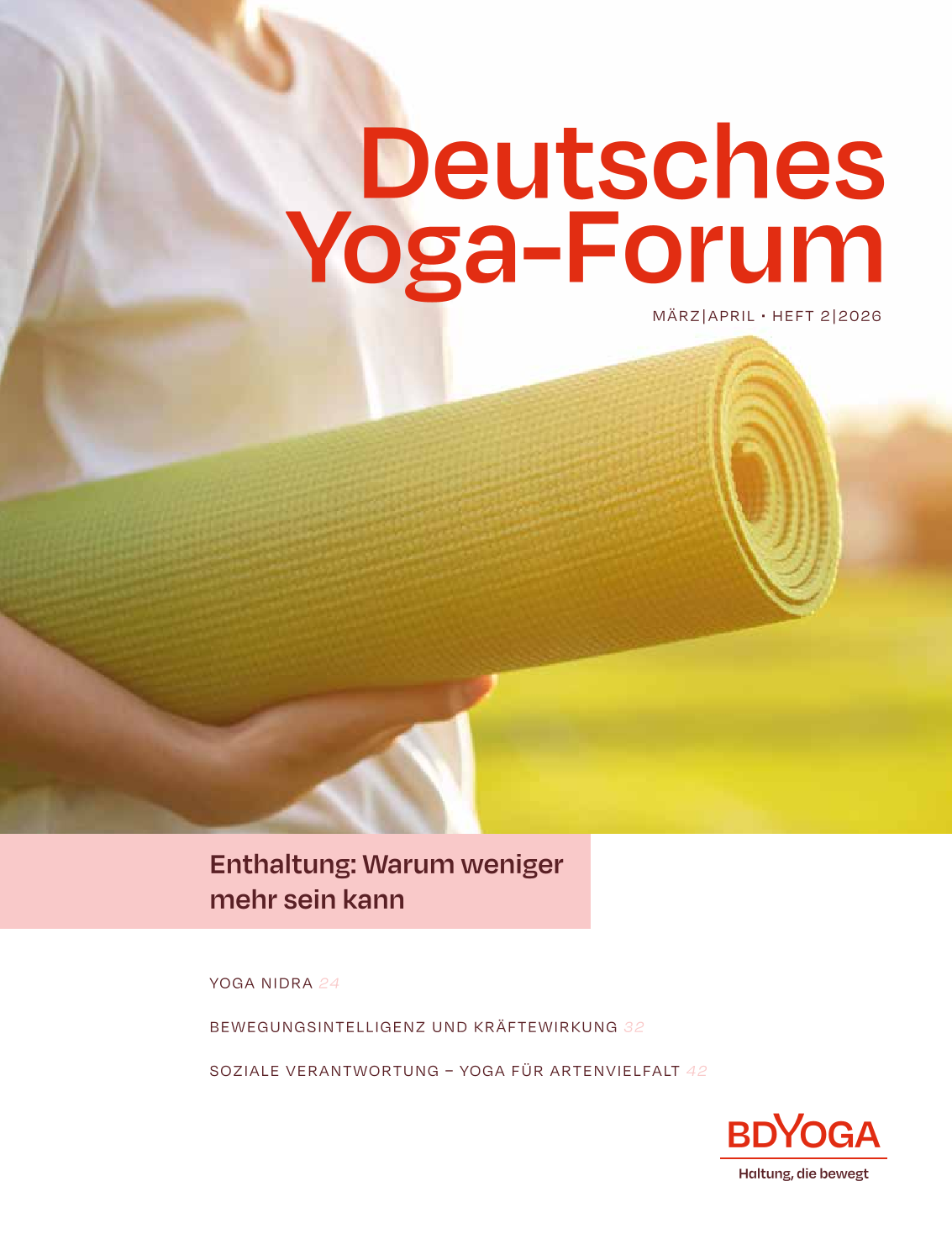 Titelbild Deutsches Yogaforum