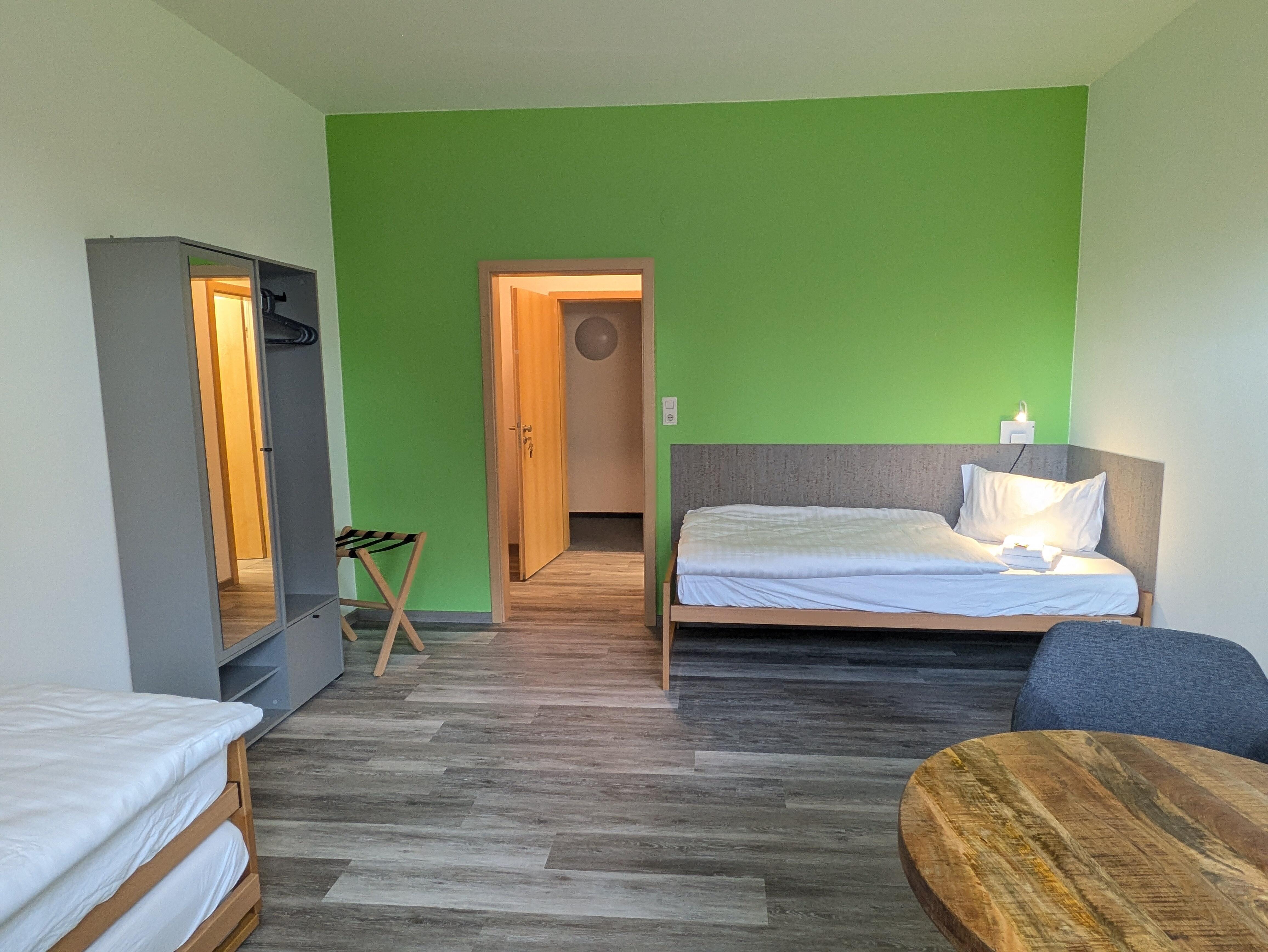 Blick ins Doppelzimmer