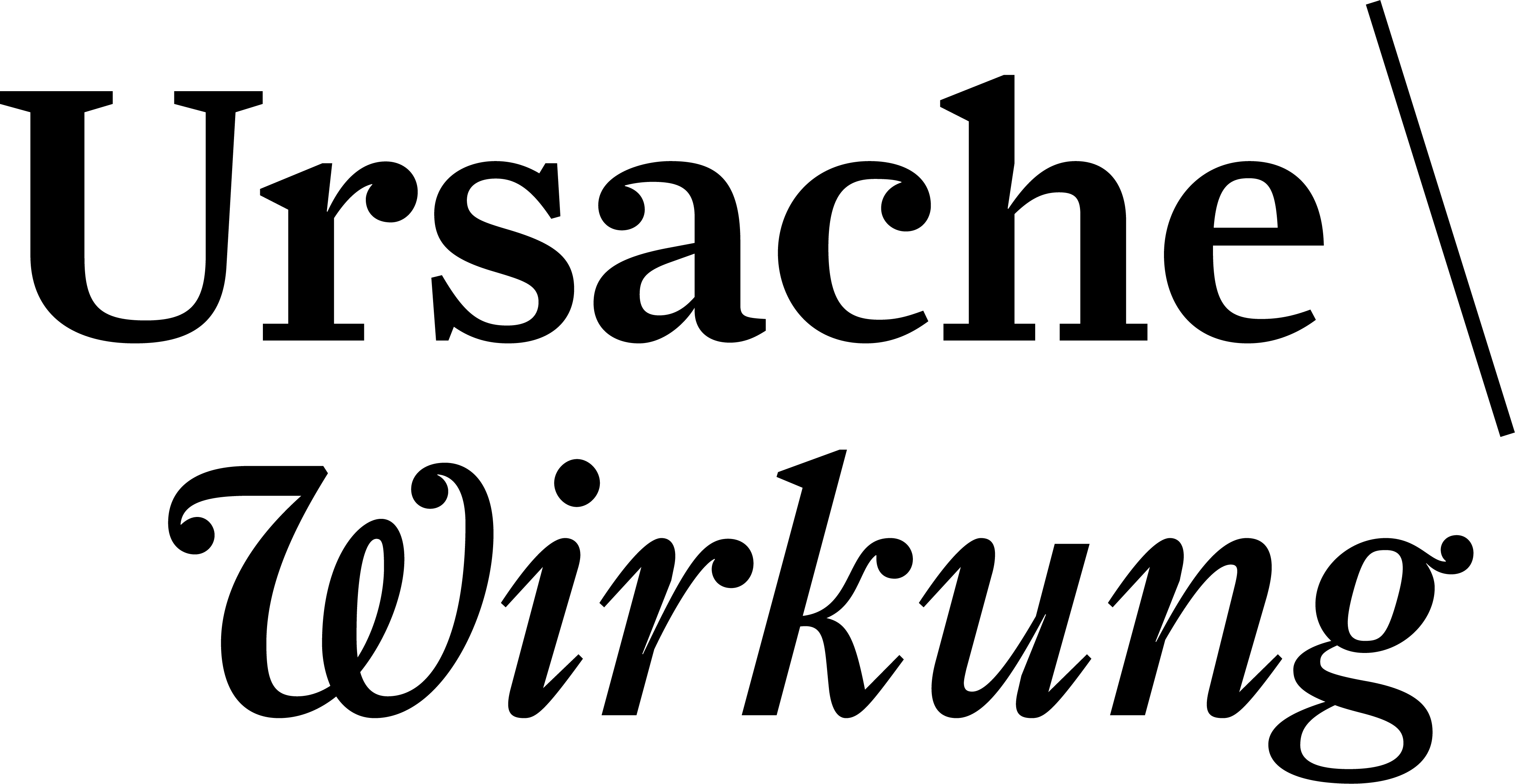 Logo Ursache/Wirkung